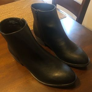 Black ankle booties
